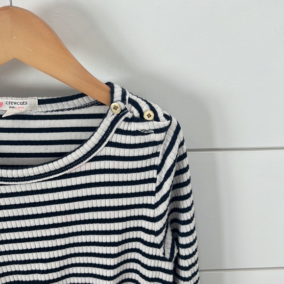Crew cuts, J.Crew girls, dress size large stripes on top with camo on bottom - Picture 4 of 9